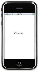 iPhone UIButton tutorial : Custom Checkboxes(CheckBox Ticked)