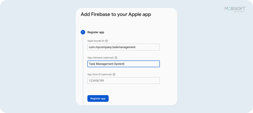  Integrate Firebase with iOS app