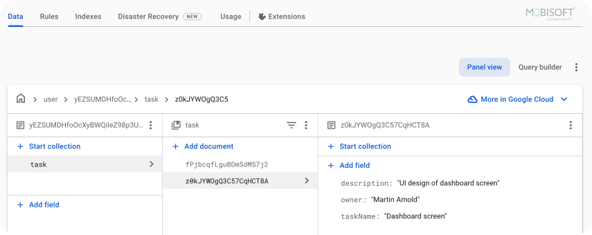 Add data to Firebase Firestore