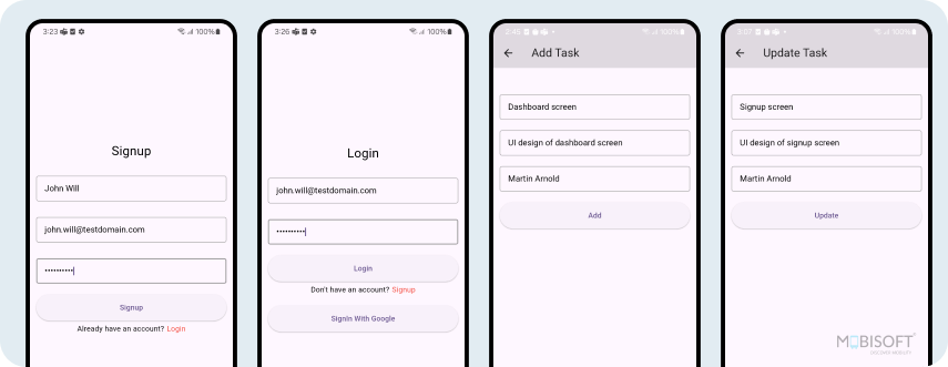 Fetch Firebase authenticated user info